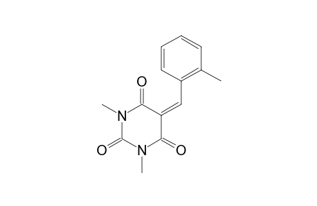 2,4,6(1H,3H,5H)-Pyrimidinetrione, 1,3-dimethyl-5-[(2-methylphenyl)methylene]-