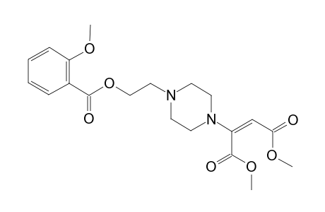 1-[1-(2-Methoxybenzoyloxyl)eth-2-yl]-4-[(E)-1,2-(dimethoxycarbonyl)ethen-1- yl]piperazine