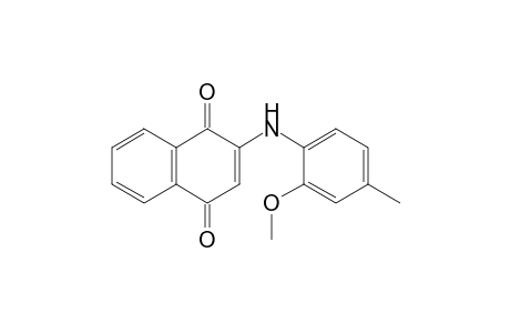 N-(2-Methoxy-4-methylphenyl)-2-amino-1,4-naphthoquinone