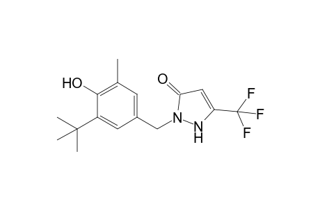 1-[3'-(t-Butyl)-4'-hydroxy-5'-methylbenzyl]-3-(trifluoromethyl)-pyrazol-5-one