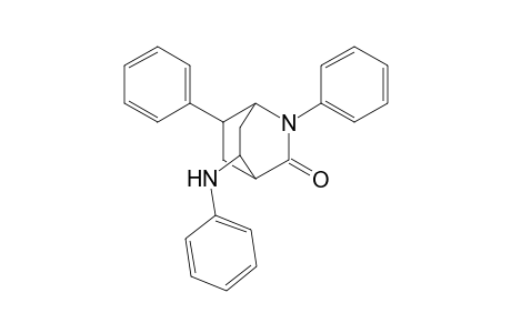 3,8-Diphenyl-6-phenylazanyl-3-azabicyclo[2.2.2]octan-2-one