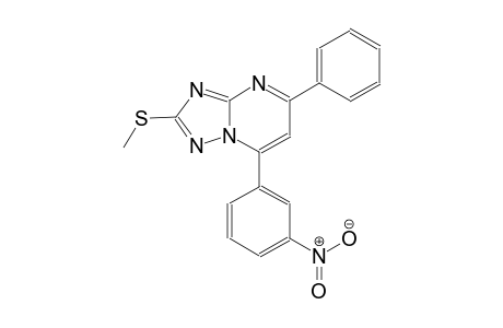 [1,2,4]triazolo[1,5-a]pyrimidine, 2-(methylthio)-7-(3-nitrophenyl)-5-phenyl-
