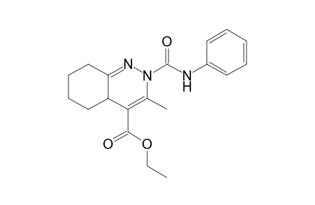 Ethyl 2-(anilinocarbonyl)-3-methyl-2,4a,5,6,7,8-hexahydrocinnoline-4-carboxylate