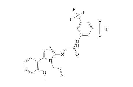 2-{[4-allyl-5-(2-methoxyphenyl)-4H-1,2,4-triazol-3-yl]sulfanyl}-N-[3,5-bis(trifluoromethyl)phenyl]acetamide