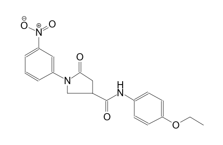3-pyrrolidinecarboxamide, N-(4-ethoxyphenyl)-1-(3-nitrophenyl)-5-oxo-