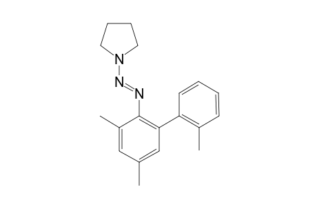 (E)-1-((2',3,5-Trimethyl-[1,1'-biphenyl]-2-yl)diazenyl)pyrrolidine