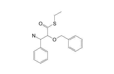 S-ETHYL-(2R,3S)-3-ANMINO-2-BENZYLOXY-3-PHENYLPROPANETHIOATE