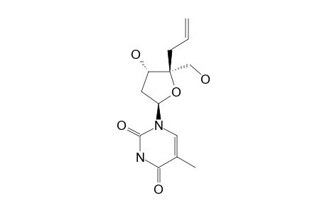 1-[(2R,4S,5S)-4-HYDROXY-5-HYDROXYMETHYL-5-(2-PROPENYL)-TETRAHYDROFURAN-2-YL]-5-METHYL-1H-PYRIMIDINE-2,4-DIONE