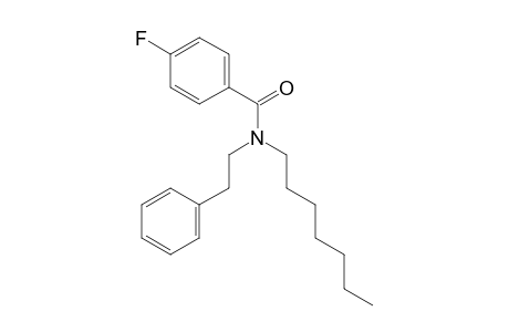 Benzamide, 4-fluoro-N-(2-phenylethyl)-N-heptyl-