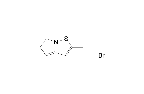 Pyrrolo[1,2-b]isothiazole, 5,6-dihydro-2-methyl-, hydrobromide