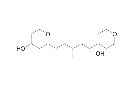 4-{3-[2-(4-Hydroxytetrahydro-2H-pyranyl)ethyl]but-3-enyl}tetrahydro-2H-pyran-4-ol