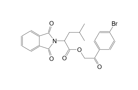 1H-isoindole-2-acetic acid, 2,3-dihydro-alpha-(2-methylpropyl)-1,3-dioxo-, 2-(4-bromophenyl)-2-oxoethyl ester