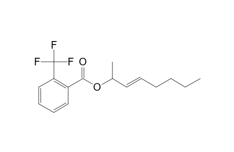 2-Trifluoromethylbenzoic acid, oct-3-en-2-yl ester