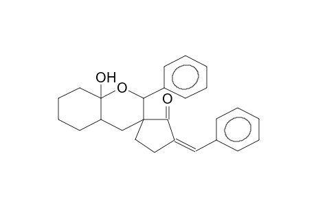 8A-HYDROXY-2-PHENYL-4A,5,6,7,8,8A-HEXAHYDROCHROMAN-3-SPIRO-2'-OXO-3'-BENZYLIDENECYCLOPENTANE