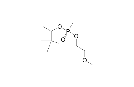 2-Methoxyethyl 1,2,2-trimethylpropyl methylphosphonate