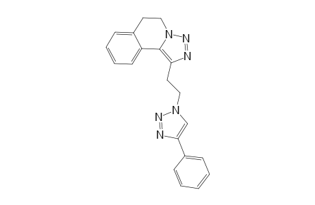 5,6-Dihydro-1-[2-(4-phenyl-1H-1,2,3-triazol-1-yl)ethyl]-[1,2,3]triazolo[5,1-a]isoquinoline