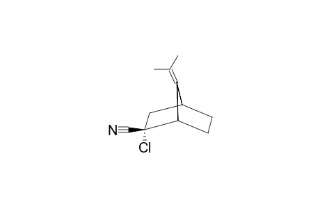endo-2-Chloro-7-isopropylidene-bicyclo-[2.2.1]-heptane-exo-2-carbonitrile