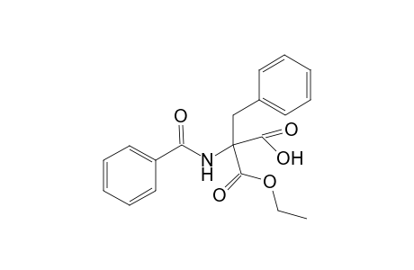 (N-Benzoylamino)-2-benzylmalonic acid monoethyl ester