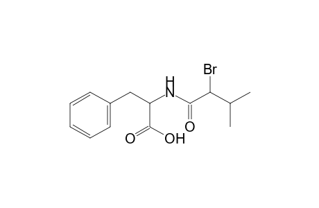 N-(D,L-2-bromo-3-methylbutyryl)-D,L-3-phenylalanine