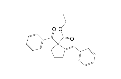(E)-ethyl 1-benzoyl-2-benzylidenecyclopentanecarboxylate