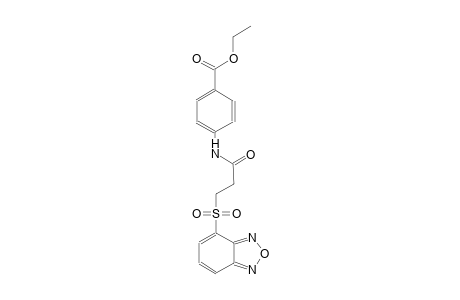 benzoic acid, 4-[[3-(2,1,3-benzoxadiazol-4-ylsulfonyl)-1-oxopropyl]amino]-, ethyl ester