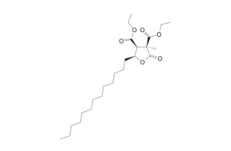 (3S,4S,5S)-Diethyl 3-methyl-2-oxo-5-tridecyltetrahydrofuran-3,4-dicarboxylate