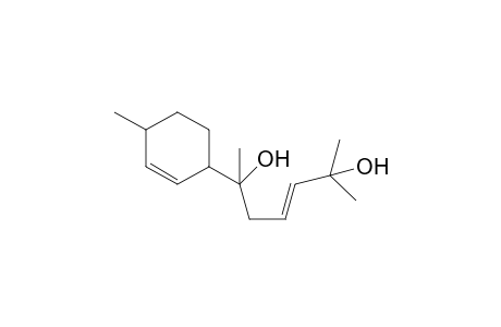 (E)-2-methyl-6-(4-methylcyclohex-2-en-1-yl)hept-3-ene-2,6-diol