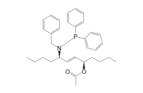 (E)-(5R*,8R*)-5-Acetoxy-8-[benzyl(diphenylphosphinous)amidyl]dodec-6-ene