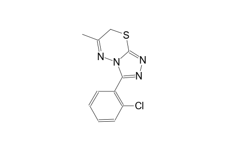 3-(2-chlorophenyl)-6-methyl-7H-[1,2,4]triazolo[3,4-b][1,3,4]thiadiazine