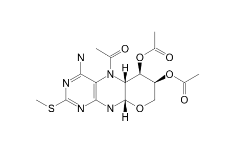 (3S,4R,4AR,10AS)-5-ACETYL-6-AMINO-3,4,4A,5,10,10A-HEXAHYDRO-8-(METHYLTHIO)-2H-PYRANO-[3,2-G]-PTERIDIN-3,4-DIYL-DIACETATE