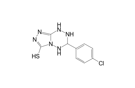 6-(4-Chlorophenyl)-5,6,7,8-tetrahydro-[1,2,4]triazolo[4,3-b][1,2,4,5]tetrazine-3-thiol