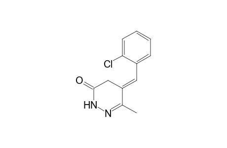 (4E)-4-(2-chlorobenzylidene)-3-methyl-1H-pyridazin-6-one