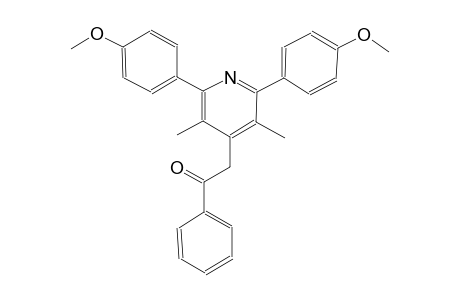 ethanone, 2-[2,6-bis(4-methoxyphenyl)-3,5-dimethyl-4-pyridinyl]-1-phenyl-