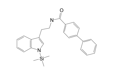 N-[2-(1H-Indol-3-yl)ethyl]biphenyl-4-carboxamide, tms