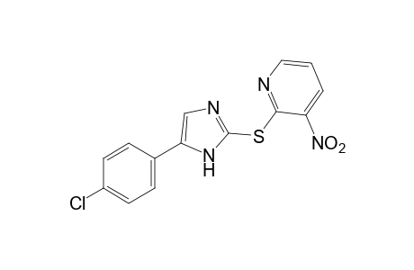 5-(p-chlorophenyl)-2-[(3-nitro-2-pyridyl)thio]imidazole