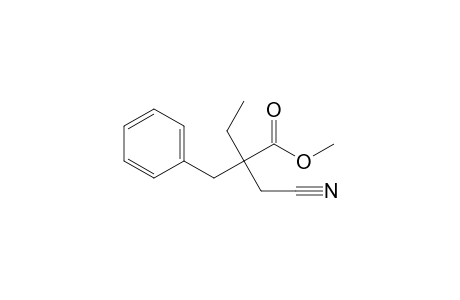 2-(benzyl)-2-(cyanomethyl)butyric acid methyl ester