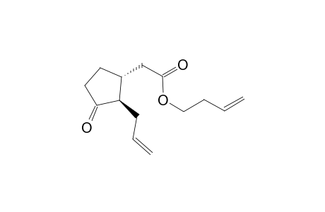 2-[(1R,2R)-2-allyl-3-keto-cyclopentyl]acetic acid but-3-enyl ester