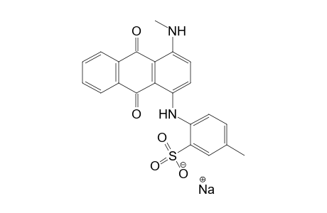 1-Methylamino-4-(4-methyl-2-sulfoanilino)-anthrachinon