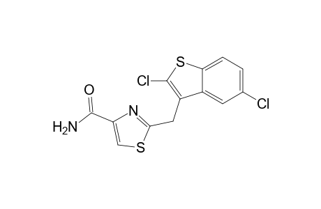 2-[(2,5-dichlorobenz[b]thien-3-yl)methyl]-4-thiazolecarboxamide