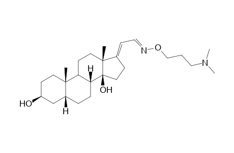 (17E)-21-[(E)-3-(Dimethylaminopropoxy)imino]-5.beta.-pregn-17-ene-3.beta.,14.beta.-diol