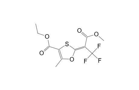 ethyl (2E)-5-methyl-2-[2,2,2-trifluoro-1-(methoxycarbonyl)ethylidene]-1,3-oxathiole-4-carboxylate