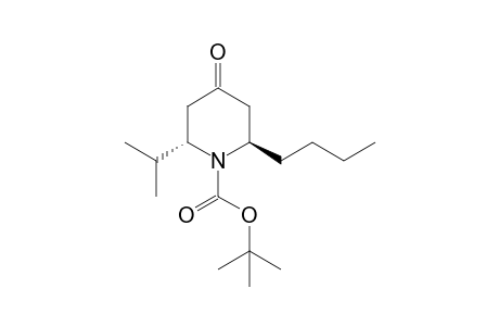 trans-N-Boc-2-(1-methylethyl)-6-butyl-4-piperidinone