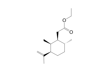 Ethyl [(2R,3R,6R)-2,6-dimethyl-3-isopropenylcyclohexyl]acetate