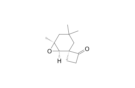 Spiro[cyclobutane-1,2'-[7]oxabicyclo[4.1.0]heptan]-2-one, 4',4',6'-trimethyl-, (1'.alpha.,2'.beta.,6'.alpha.)-