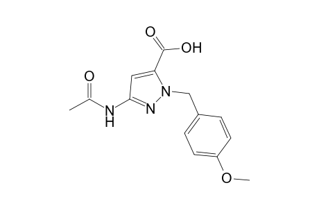 5-Acetylamino-2-(4-methoxybenzyl)-2H-pyrazole-3-carboxylic acid