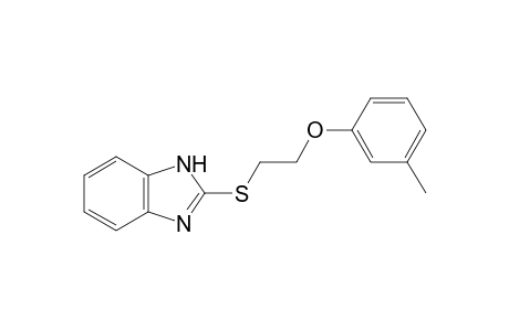 2-((2-(m-Tolyloxy)ethyl)thio)-1H-benzo[d]imidazole