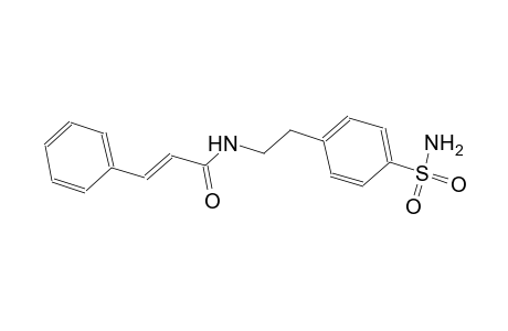 (2E)-N-{2-[4-(aminosulfonyl)phenyl]ethyl}-3-phenyl-2-propenamide
