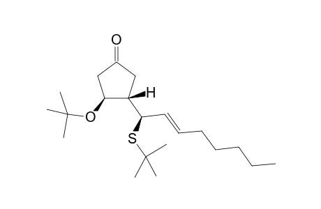 (1'R(*),2'E,3S(*),4S(*))-3-t-butoxy-4-[1'-(t-butylthio)oct-2'-enyl]cyclopentanone