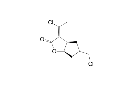 (3Z,3aR,6aR)-3-(1-chloranylethylidene)-5-(chloromethyl)-4,5,6,6a-tetrahydro-3aH-cyclopenta[b]furan-2-one