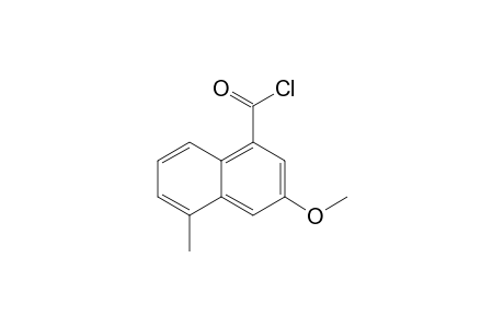 3-methoxy-5-methyl-1-naphthalenecarbonyl chloride
